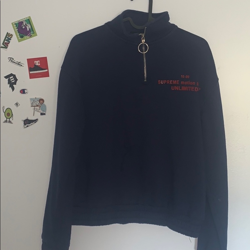 Navy blue sweater